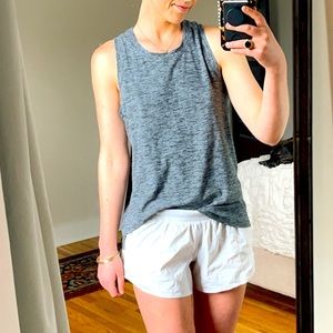 Heather grey workout tank